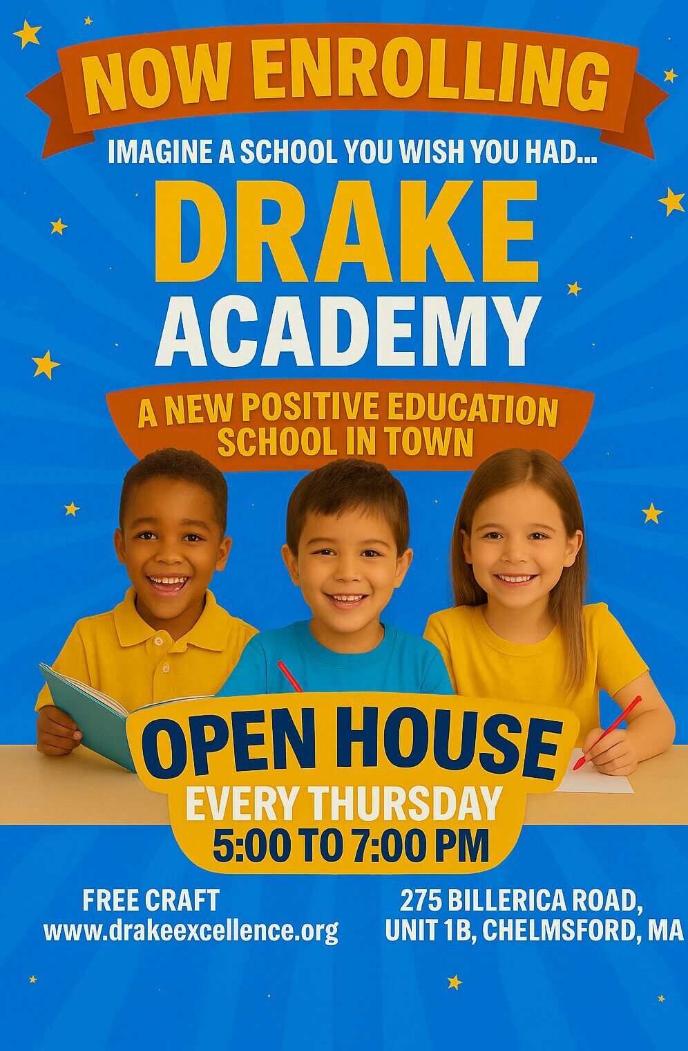 Discover Drake: Open House & Kids Craft