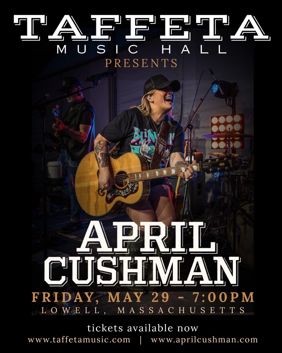 An image representing April Cushman @ Taffeta Music Hall