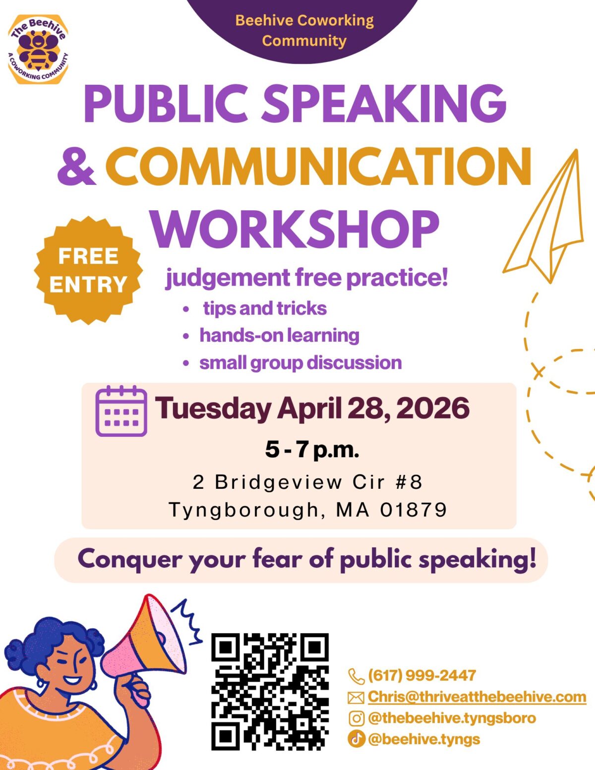 An image representing Public Speaking & Communication Workshop