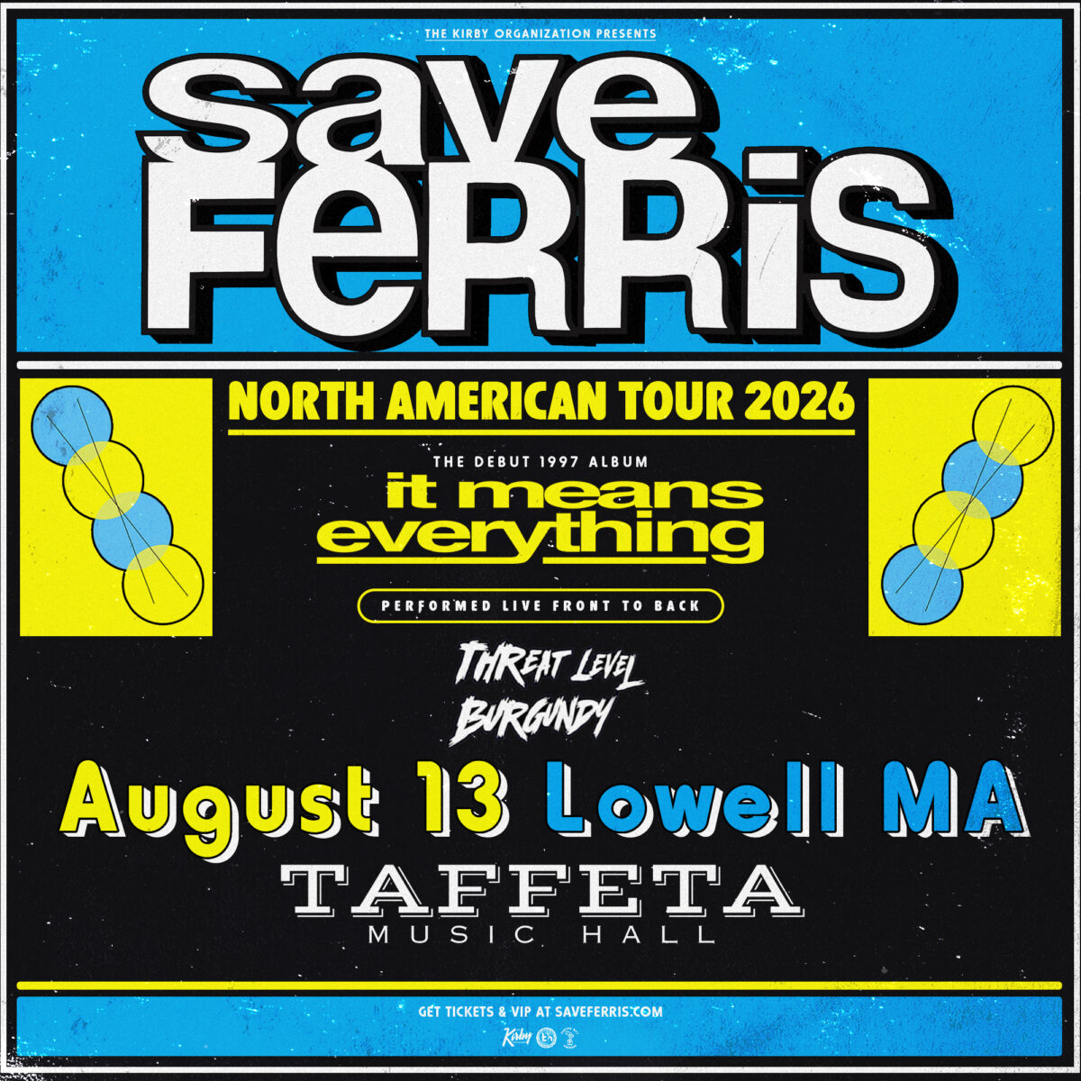 An image representing Save Ferris @ Taffeta Music Hall