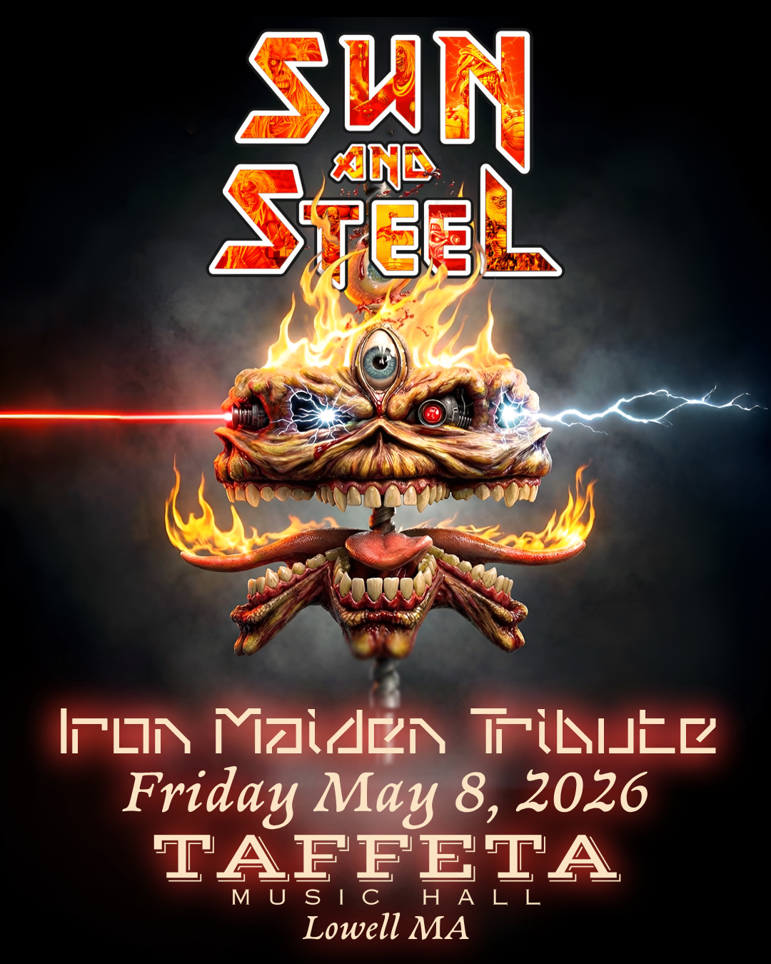 An image representing Sun and Steel - Iron Maiden Tribute @ Taffeta Music Hall
