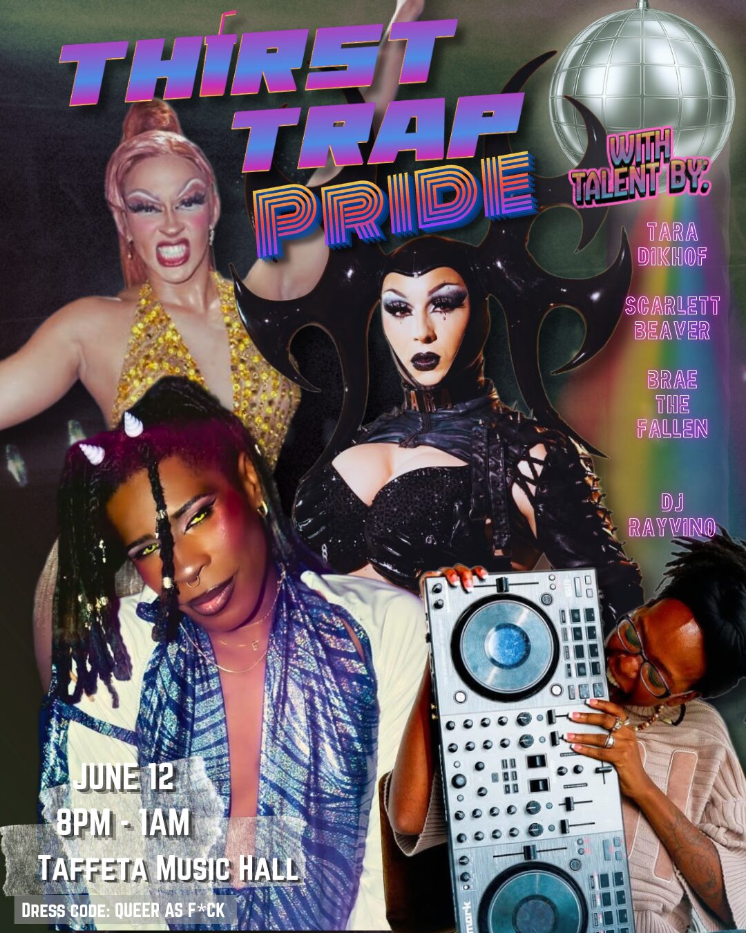An image representing Thirst Trap Pride @ Taffeta Music Hall