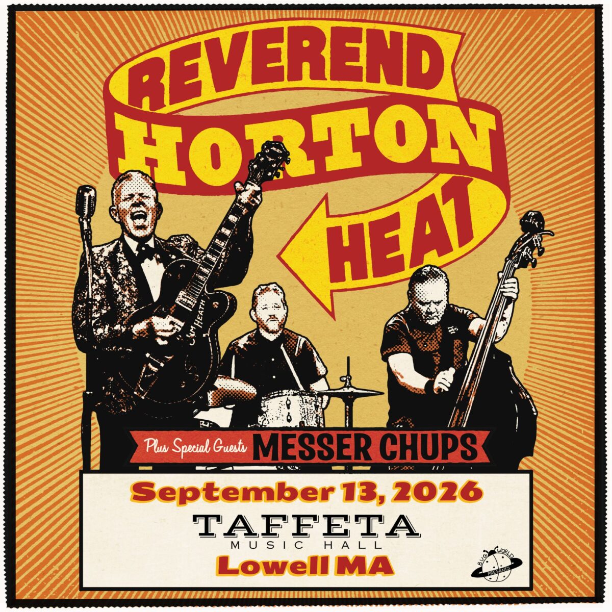 An image representing Reverend Horton Heat @ Taffeta Music Hall