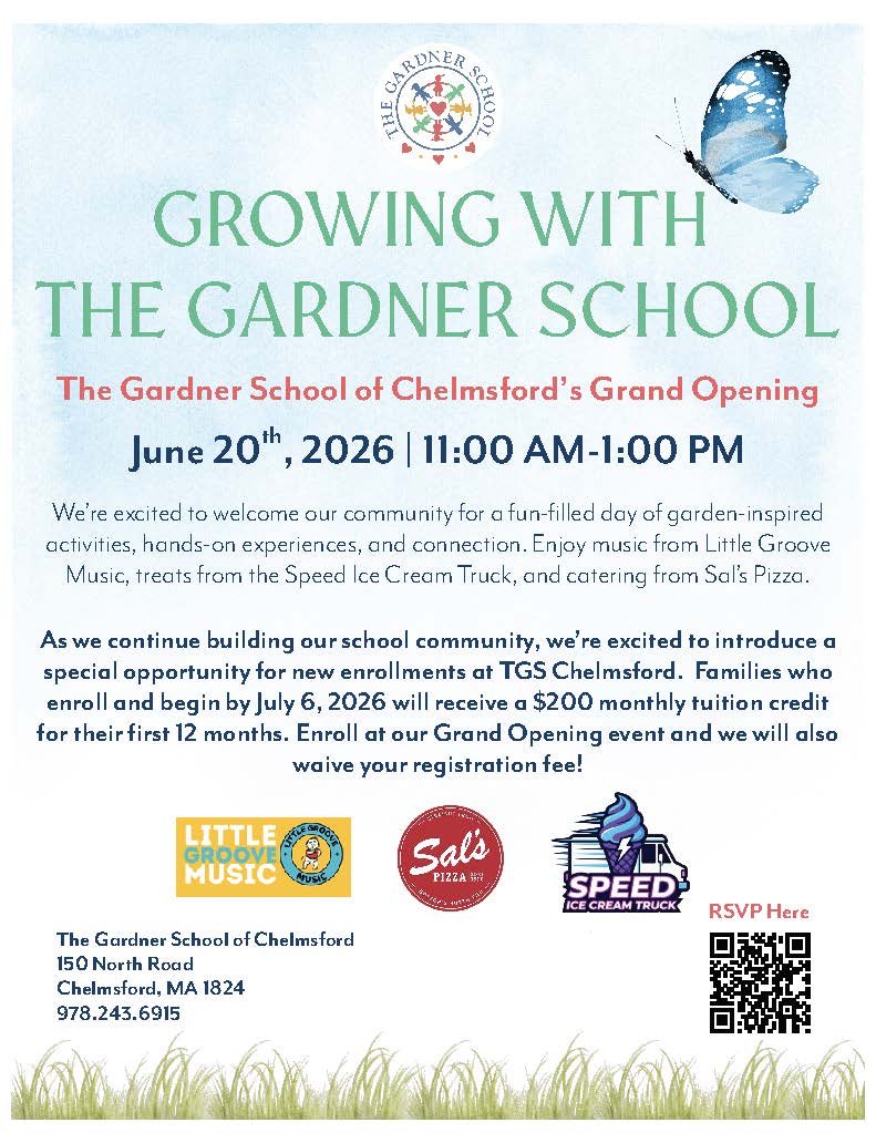 An image representing Grand Opening: The Gardner School of Chelmsford